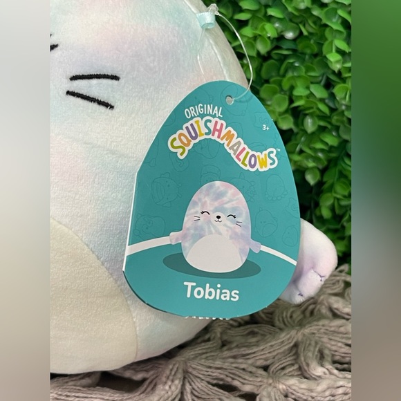 NWT Tobias the Tie Dye Seal Squishmallows 8" - Picture 7 of 8